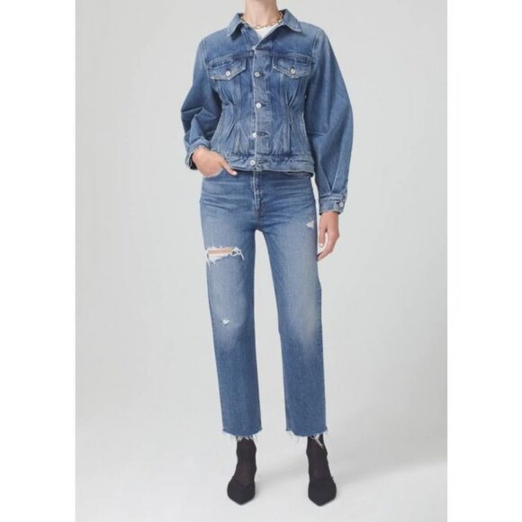 Citizens of Humanity Daphne Crop Jeans in Arthouse - Picture 2 of 5